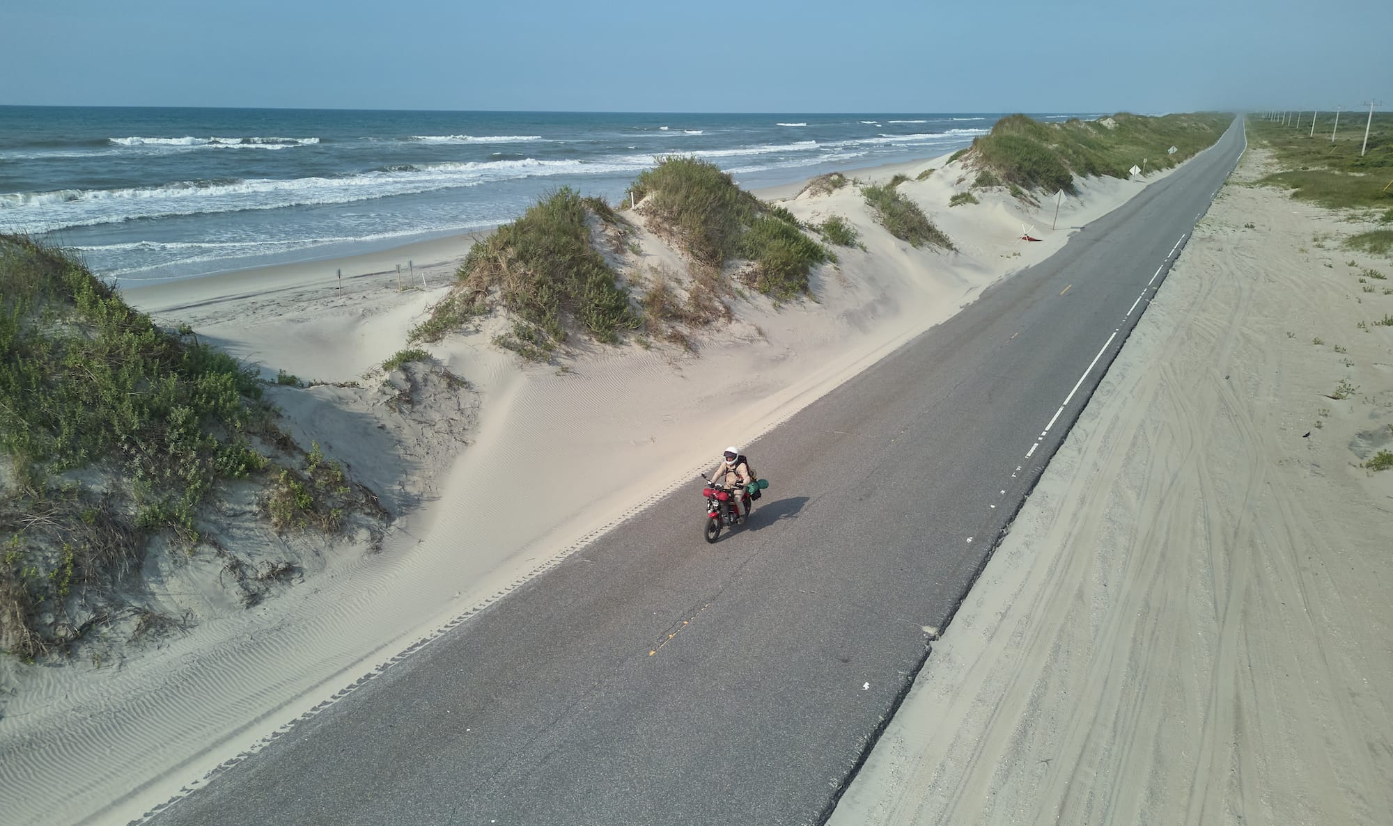 North Carolina: The Outer Banks on a Honda Trail 125