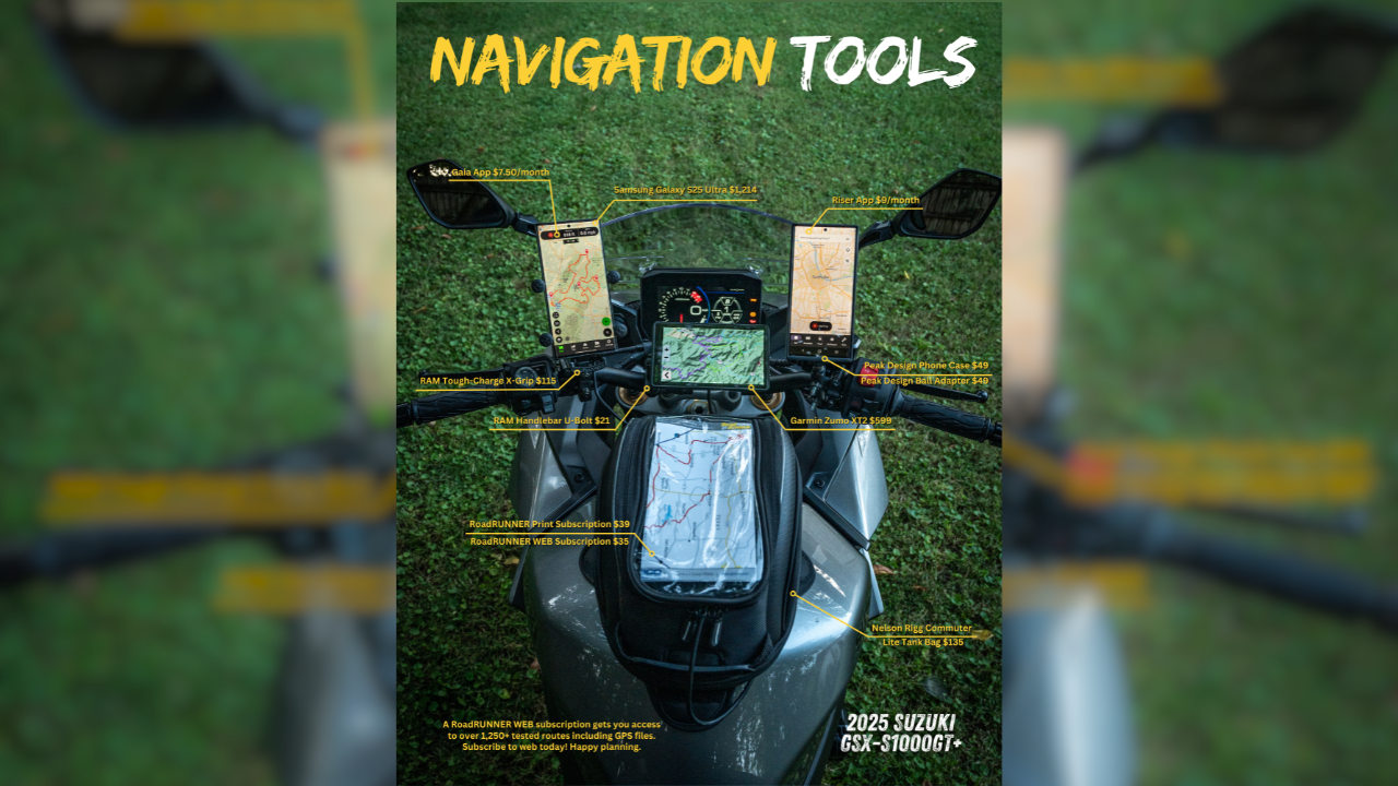 Navigation Tools for Motorcycle Travel