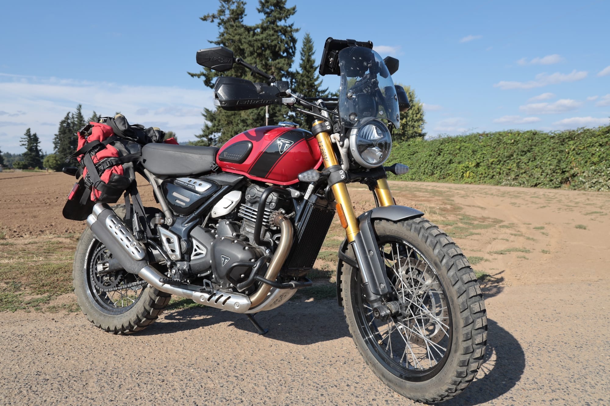 Building a Unicorn Triumph 400X Scrambler