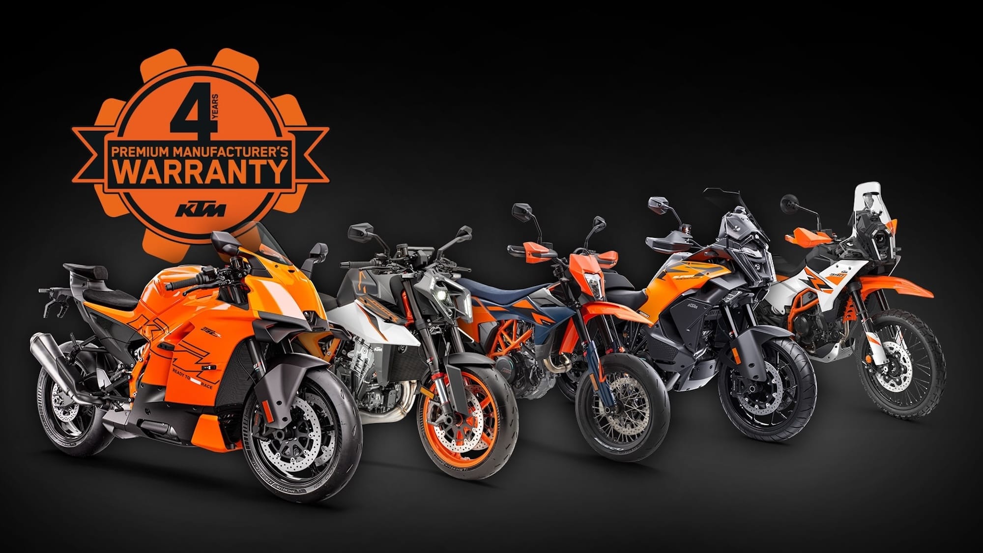 KTM Extends 4-Year Manufacturer’s Warranty for 2025 KTM and Husqvarna Bikes