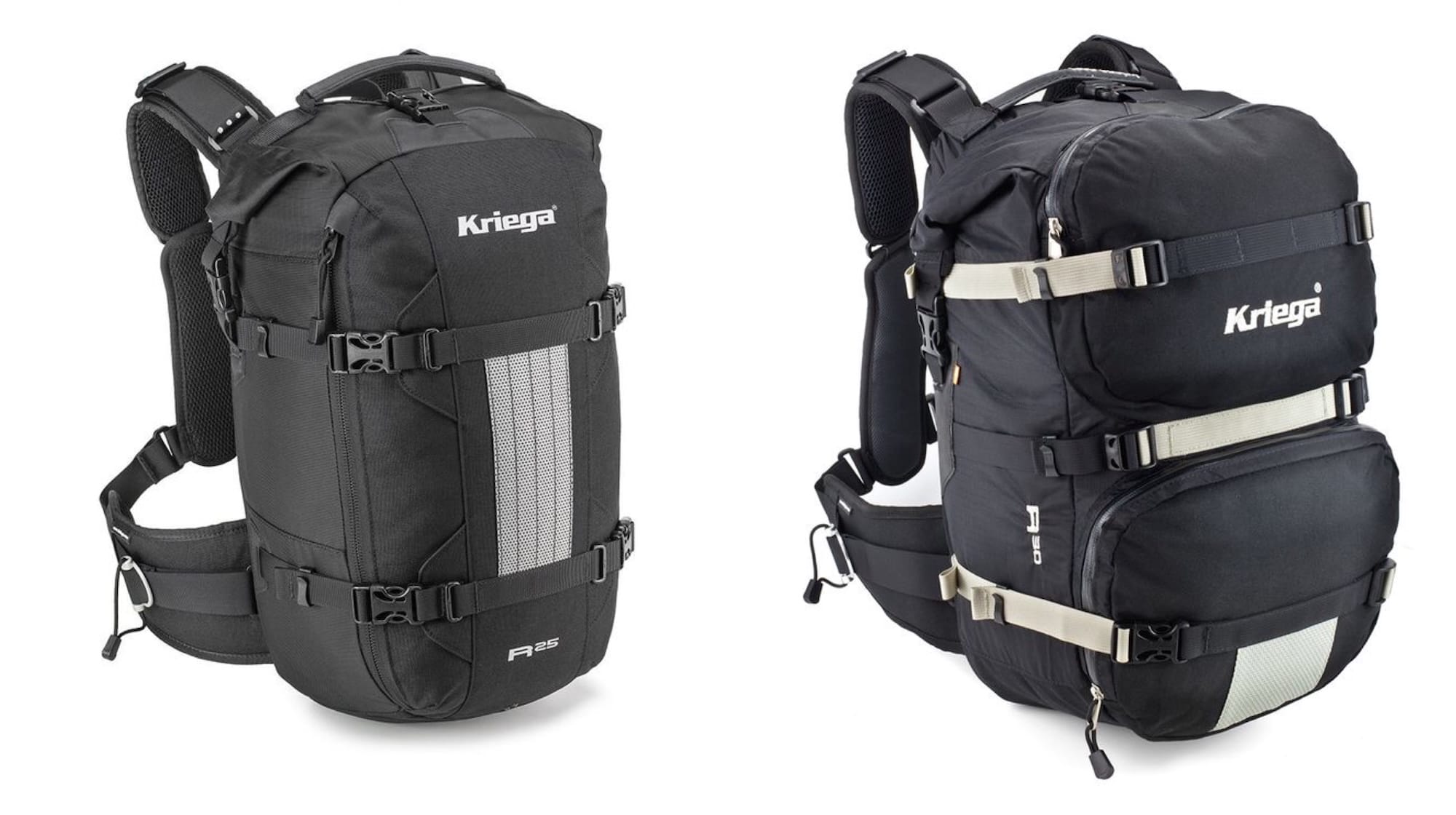 Kriega R30 and R25 Backpacks for Long-distance Riding
